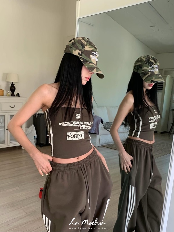 後拉鍊太空棉罩杯背心(闆娘.花花清單)